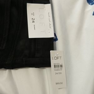 Black Velvet Loft Jeans